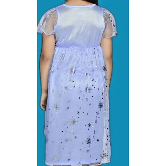 DISNEY FROZEN ELSA Toddler Girls Fantasy Nightgown SIZE 4T Cosplay Dress NEW - Picture 7 of 9